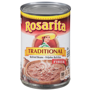 Rosarita Refried Beans, Traditional, 16 oz (1 lb) 454 g