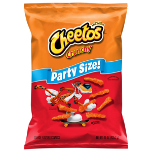 Cheetos Crunchy Cheese Flavored Snacks Party Size!, 15 oz (425.2 g)