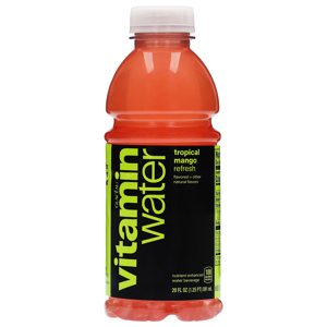Vitaminwater Refresh Nutrient Enhanced Tropical Mango Water Beverage, 20 fl oz (1.25 pt) 591 ml