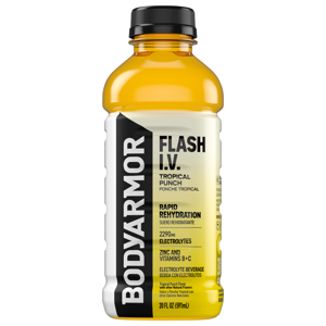 BodyArmor Rapid Rehydration Tropical Punch Electrolyte Beverage, 20 fl oz (591 ml)
