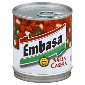 Embasa Salsa, Casera, Hot, 7 oz (198 g)