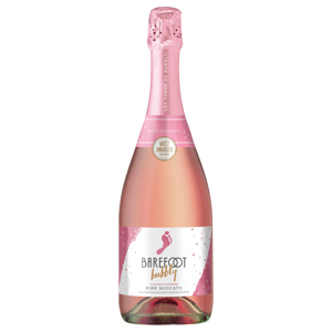 Barefoot Bubbly Champagne, Pink Moscato, California, 750 ml