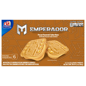 Gamesa Pecan Flavor Sandwich Cookies, 6 - 2.3 oz (67 g) packs [14.3 oz (406 g)]