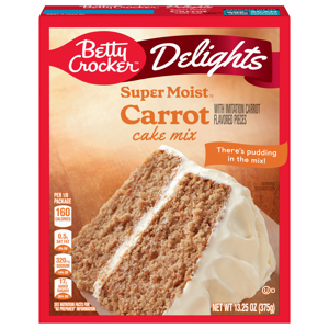 Betty Crocker Delights Carrot Cake Mix, 13.25 oz (375 g)