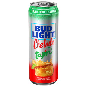 Bud Light Chelada Tajin Chile Limon Beer 25 Fl Oz