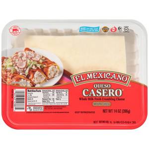 El Mexicano Crumbling Cheese, Queso Fresco Casero, 14 oz (396 g)