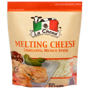 La Chona Chihuahua Mexico Style Melting Cheese, 32 oz (2 lb) 907 g
