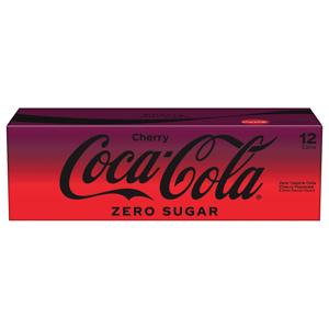 Coca-Cola Zero Sugar Cherry Coke Fridge Pack, 12 - 12 fl oz (355 ml) cans [144 fl oz (4.26 l)]