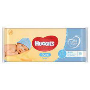 Huggies Pure Baby Wipes, 56 pack