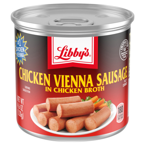 Libby's Chicken Vienna Sausage in Chicken Broth, 4.6 oz (130 g)