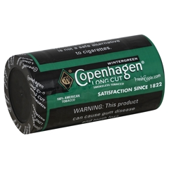 Silsbee - #29 – Copenhagen Smokeless Tobacco, Wintergreen, Long Cut, 5