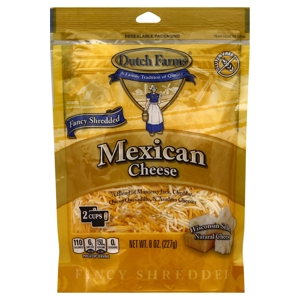 Dutch Farms Cheese, Fancy Shredded, Mexican, 8 oz (227 g)