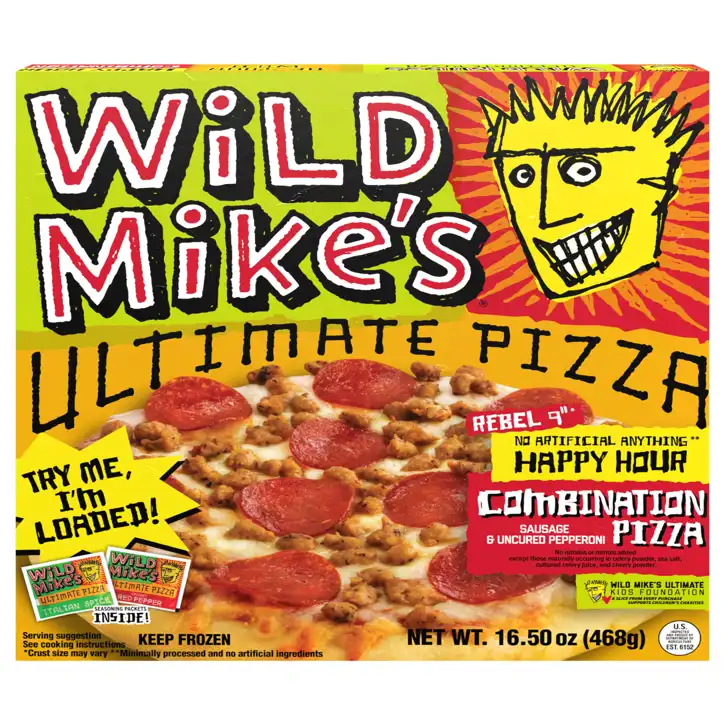 Wild Mike's Happy Hour Rebel Combination 9 Inch Ultimate Pizza