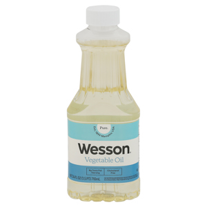 Wesson Vegetable Oil, Pure, 24 fl oz (1.5 pt) 710 ml