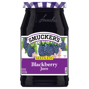 Smucker's Seedless Blackberry Jam, 18 oz (1 lb 2 oz) 510 g