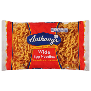 Anthony's Egg Noodles, Wide, 12 oz (340 g)