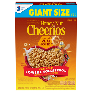 Cheerios Honey Nut Cereal Giant Size, 27.2 oz (1 lb 11.2 oz) 771 g