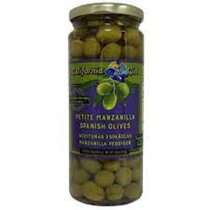 California Girl Petite Manzanilla Spanish Olives, Aceitunas Españolas, 16 oz
