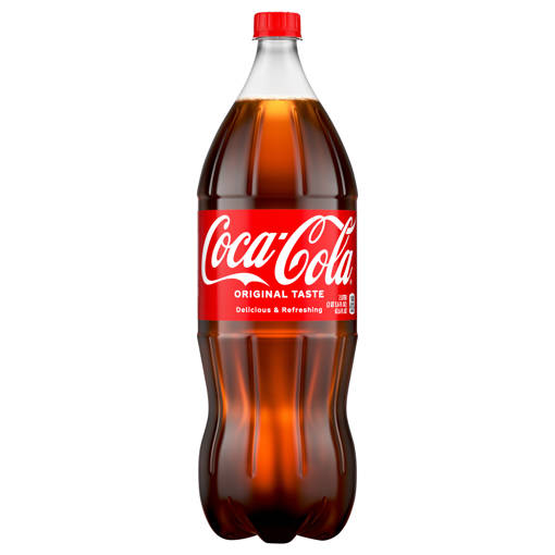 Coca-Cola Cola, Original Taste, 2 liter (2 qt 3.6 fl oz) 67.6 fl oz