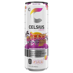 Celsius Galaxy Vibe Energy Drink, 12 fl oz (355 ml)