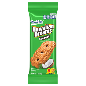 Marinela Hawaiian Dreams Coconut Cookies, 8 cookies [2.54 oz (72 g)]