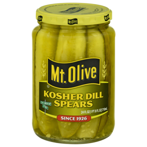 Mt. Olive Kosher Dill Pickle Spears, 24 fl oz (1 pt 8 fl oz) 710 ml