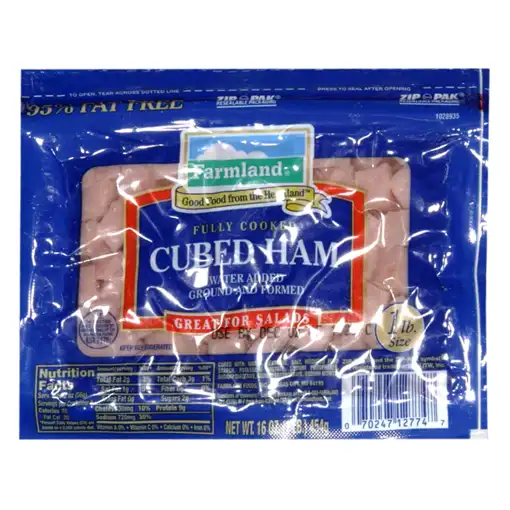 Welcome – Hallettsville - #74 – Farmland Fully Cooked Cubed Ham, 16 Oz