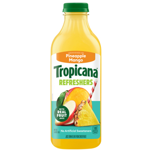 Tropicana Pineapple Mango Juice Drink Blend, 46 fl oz (1.43 qt) 1.36 l
