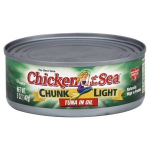 Chicken of the Sea Tuna, Chunk Light, in Oil, 5 oz (142 g)