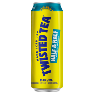 TWISTED TEA HARD ICED TEA, HALF & HALF, 24 FL OZ (1 PINT 8 FL OZ)