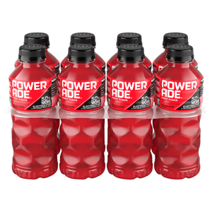 Powerade Sports Drink, Fruit Punch, 8 - 20 fl oz (1.25 pt) 591 ml bottles