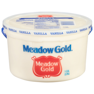 Meadow Gold Ice Cream, Vanilla, 1 gal (3.78 l)