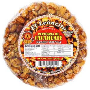 El Leoncito Pepitoria de Cacahuate, Peanut Brittle, 2 oz