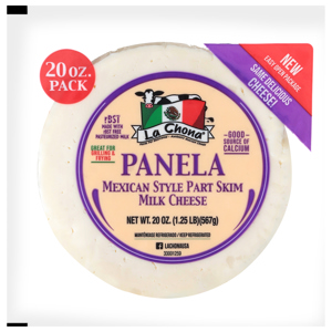 La Chona Part Skim Milk Mexican Style Panela Cheese, 20 oz (1.25 lb) 567 g