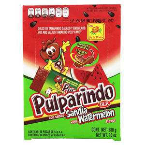 De La Rosa Pulparindo, Sandía, Watermelon, 20 ct