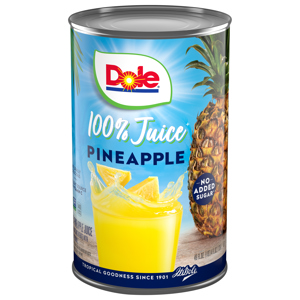 Dole 100% Juice, Pineapple, 46 fl oz (1 qt 14 fl oz) 1.36 l