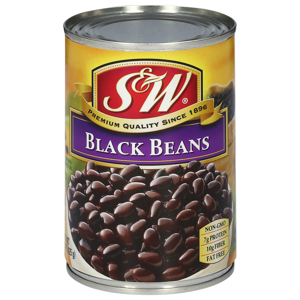 S&W Black Beans, 15 oz (425 g)
