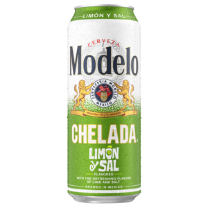 Modelo Beer, Limon Y Sal, 24 fl oz (710 ml) 1 pint 8 fl oz