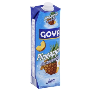 Goya Juice, Pineapple, 33.8 fl oz (1.05 qt) 1 lt