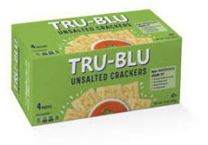 Tru Blu Unsalted Saltine Crackers, 16 oz
