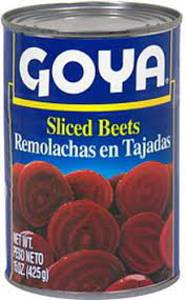 Goya Sliced Beets, 15 oz