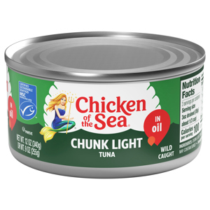 Chicken of the Sea Chunk Light Tuna in Oil, 9 oz (340 g)