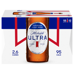 Michelob Ultra Beer, Superior Light, 18 - 12 fl oz bottles
