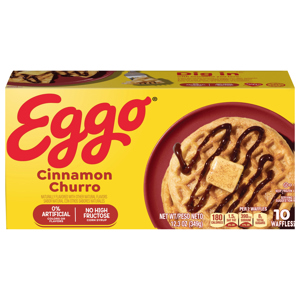 Eggo Cinnamon Churro Waffles, 10 waffles [12.3 oz (349 g)]
