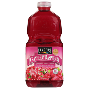 Langers Juice Cocktail, from Concentrate, Cranberry Raspberry, 64 fl oz (2 qt) 1.89 l