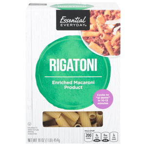 Essential Everyday Rigatoni, 16 oz (1 lb) 454 g