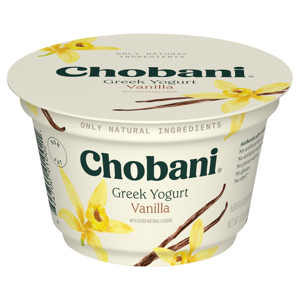 Chobani Yogurt, Nonfat, Greek, Vanilla, 5.3 oz (150 g)