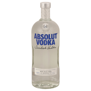 Absolut Vodka, Swedish, 1.75 l