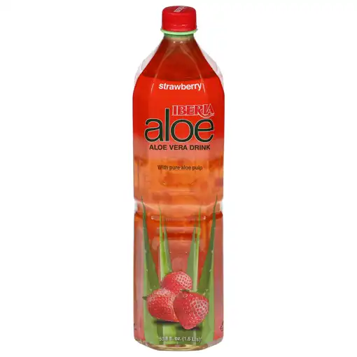 Weekly Ad  Food Depot 39 Acworth  Iberia Aloe Vera Drink, With Pure Aloe  Pulp, Strawberry, 50.8 Fl Oz (1.5 L)