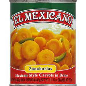 El Mexicano Zanahorias en Escabeche, Mexican Style Carrots in Brine, 28 oz